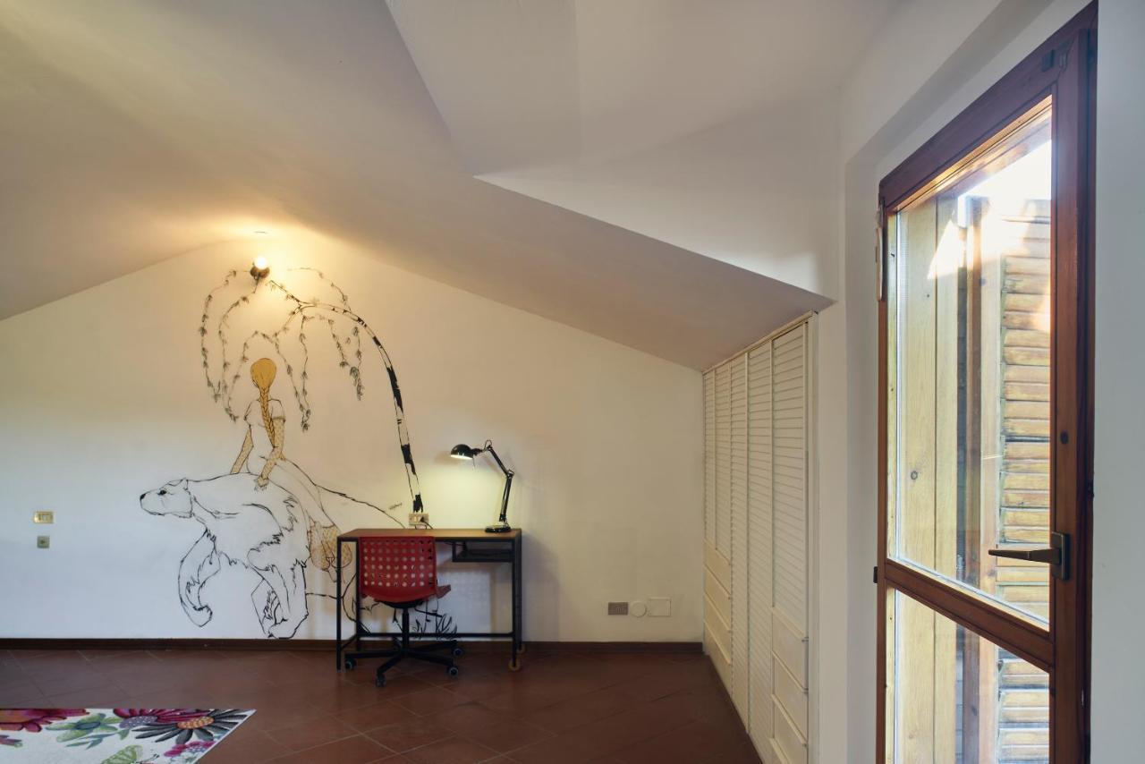 Little Brick House On Siena Hills With Balconies Apartment Екстериор снимка